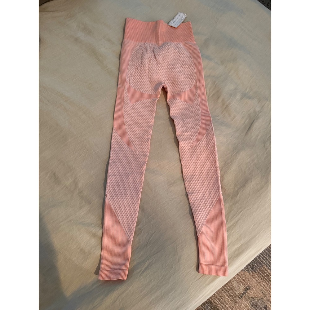Textured Leggings Yoga Pants Fitness Gym Activewear Womens Athleisure